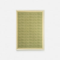 Foglio singolo - Xilografata