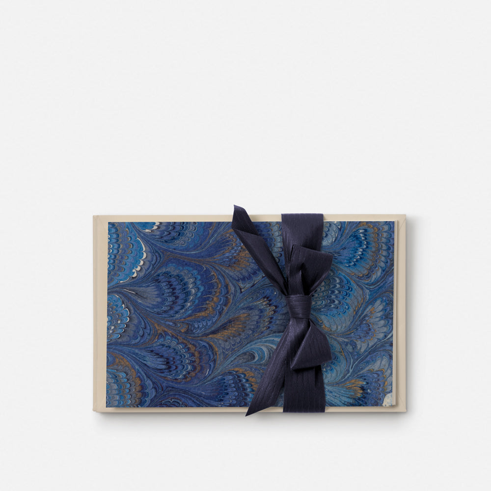 Biglietto singolo con busta<br>decorato a mano