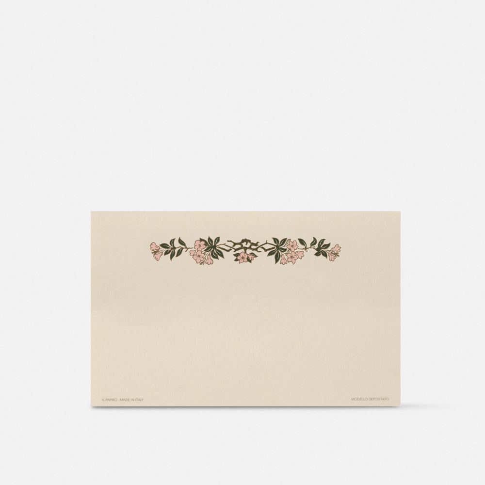 Biglietto singolo/Invito con busta<br>Ramo di fiori