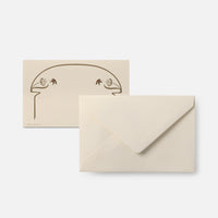 Biglietto singolo/Invito con busta<br>Colibrì