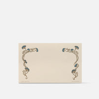 Biglietto singolo/Invito con busta<br>Cornice Blu