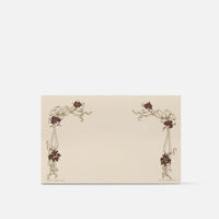Biglietto singolo/Invito con busta<br>Cornice rossa