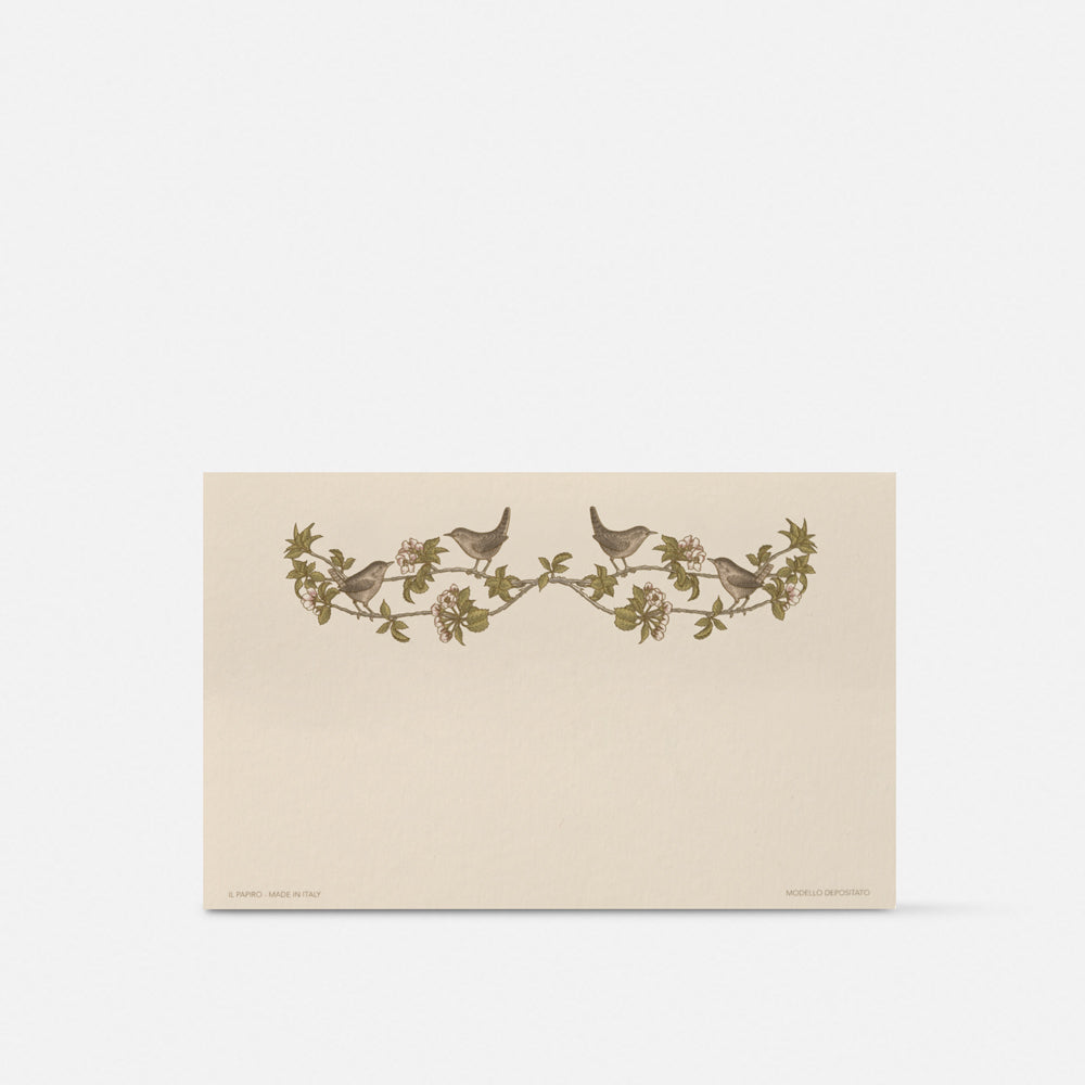 Single card/Invitation - Wrens