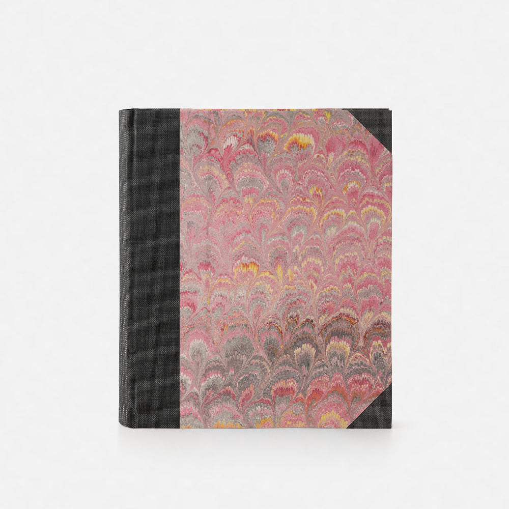 Album foto con dorso e angoli in tela<br>Copertina rigida - Collezione Pavoni