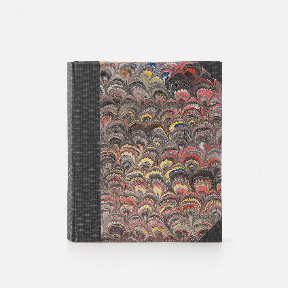 Album foto con dorso e angoli in tela<br>Copertina rigida - Collezione Pavoni