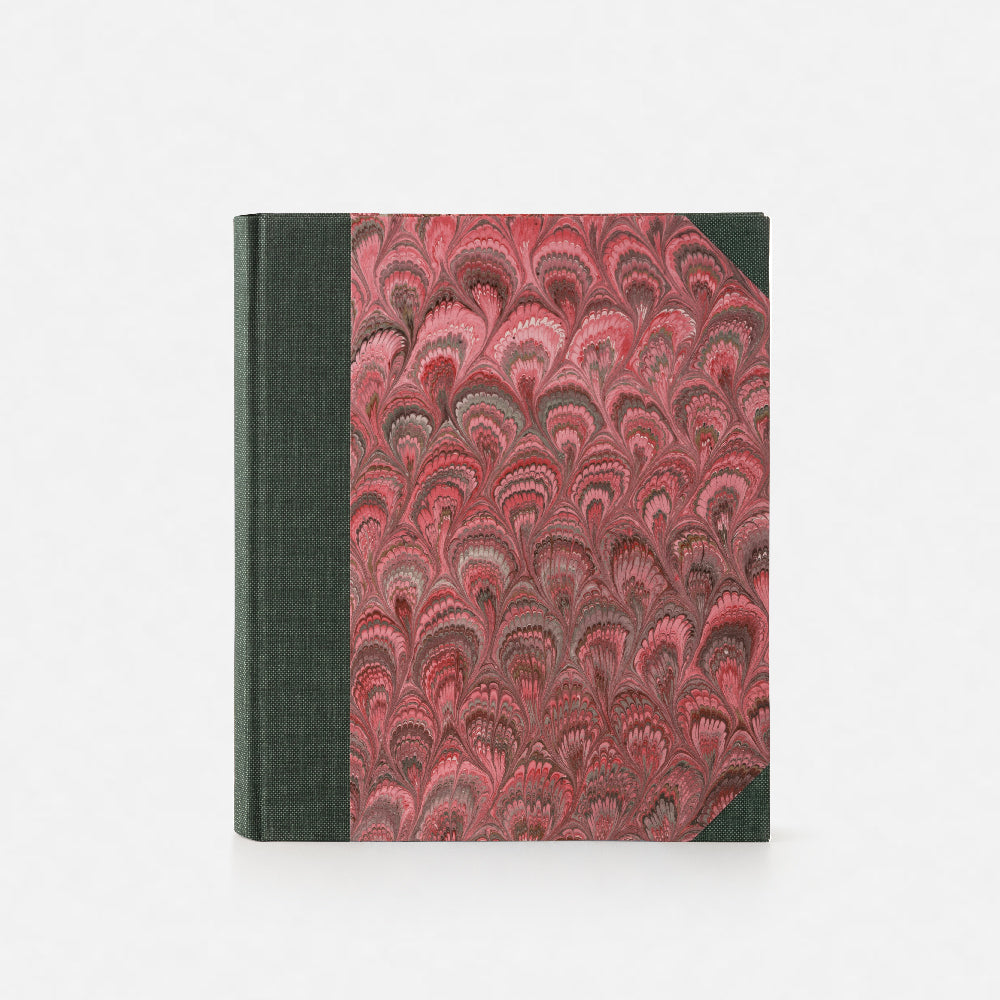 Album foto con dorso e angoli in tela<br>Copertina rigida - Collezione Pavoni