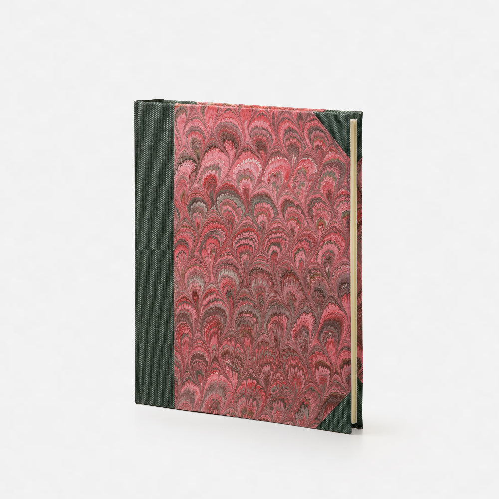 Album foto con dorso e angoli in tela<br>Copertina rigida - Collezione Pavoni