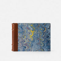 Album foto con dorso in pelle<br>Copertina rigida - Collezione Pavoni