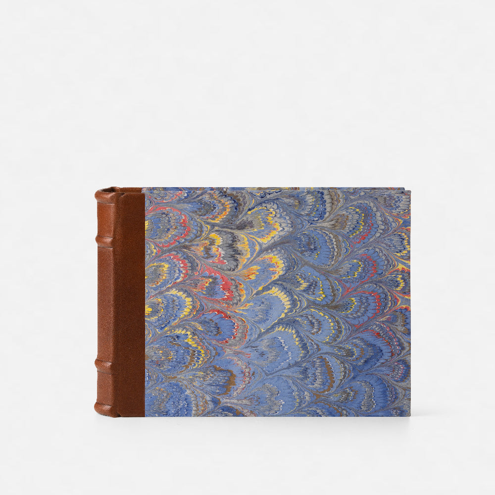Album foto con dorso in pelle<br>Copertina rigida - Collezione Pavoni