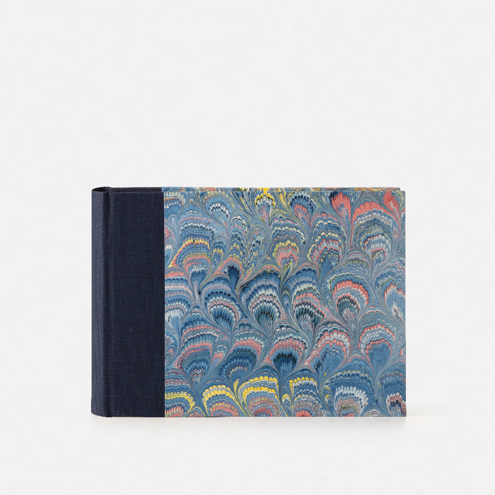 Album foto con dorso in tela<br>Copertina rigida - Collezione Pavoni