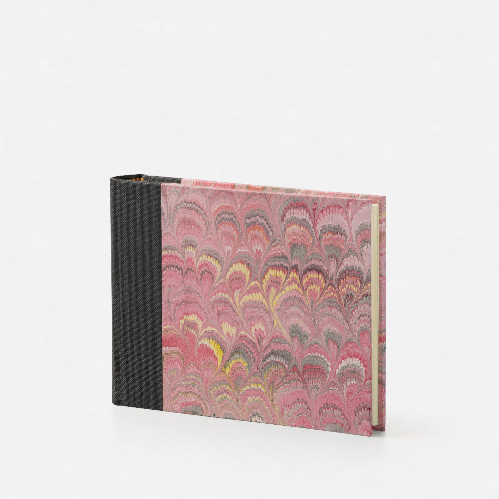 Album foto con dorso in tela<br>Copertina rigida - Collezione Pavoni