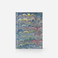 Taccuino pagine a righe<br>Copertina rigida - Collezione Pavoni