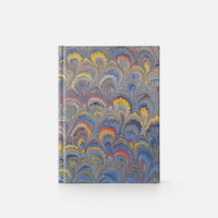 Taccuino pagine a righe<br>Copertina rigida - Collezione Pavoni