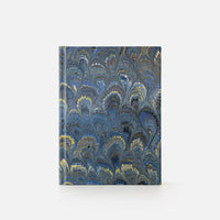 Taccuino pagine a righe<br>Copertina rigida - Collezione Pavoni