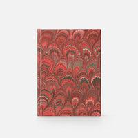 Taccuino pagine a righe<br>Copertina rigida - Collezione Pavoni