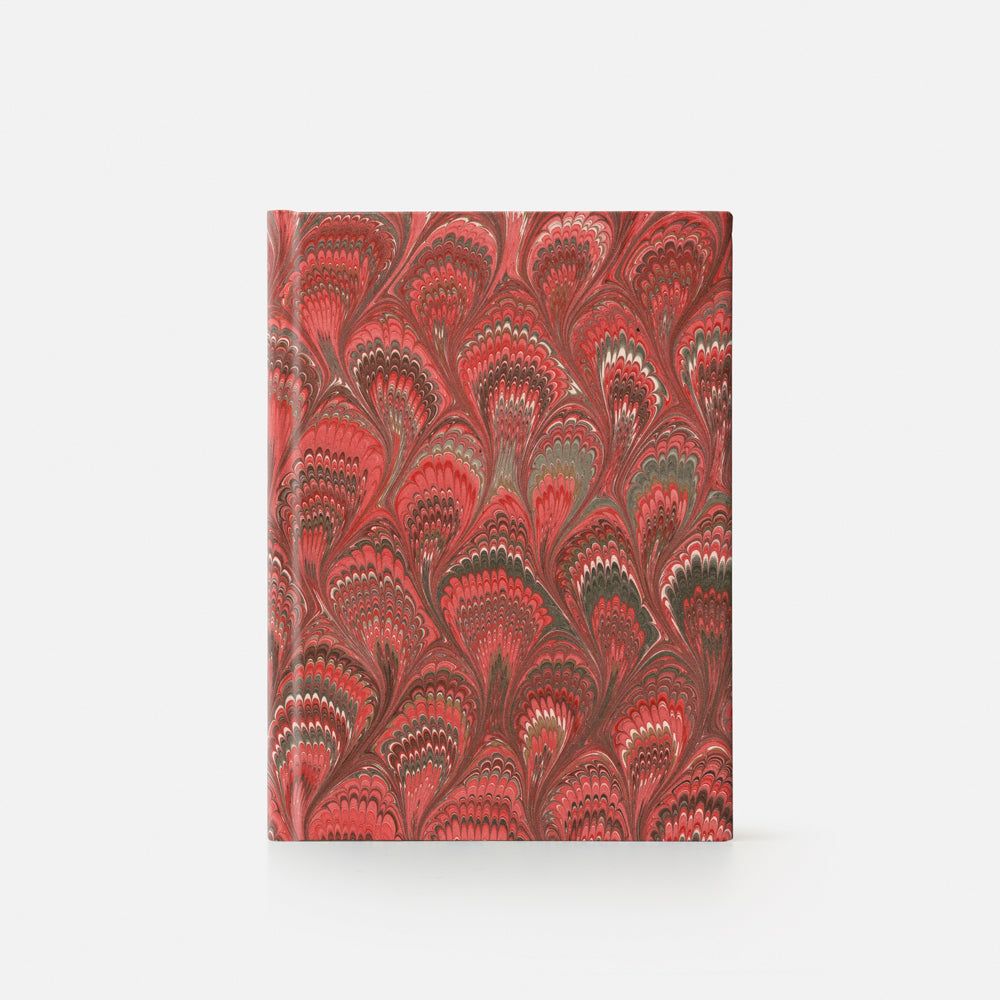 Taccuino pagine a righe<br>Copertina rigida - Collezione Pavoni