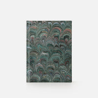 Taccuino pagine a righe<br>Copertina rigida - Collezione Pavoni