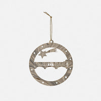 Pallina di Natale - Ponte Vecchio Firenze<br>Collezione Marmi