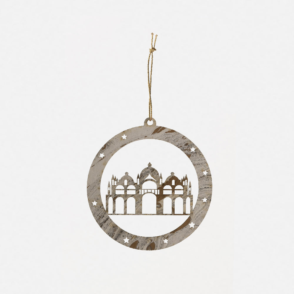 Pallina di Natale - San Marco Venezia<br>Collezione Marmi