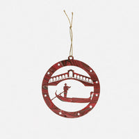 Pallina di Natale - Ponte di Rialto Venezia<br>Collezione Marmi