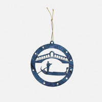 Pallina di Natale - Ponte di Rialto Venezia<br>Collezione Marmi