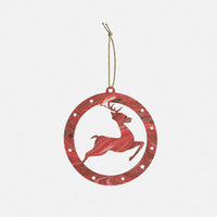 Pallina di Natale - Renna<br>Collezione Marmi