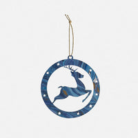 Pallina di Natale - Renna<br>Collezione Marmi