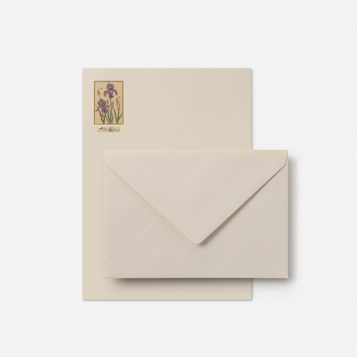 Carta da lettere - Giaggiolo<br>Collezione Botanica