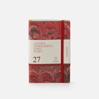 Agenda giornaliera cottonpaper con elastico - Pavoni