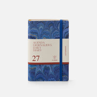 Agenda giornaliera cottonpaper con elastico - Pavoni