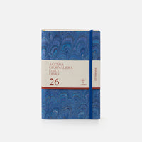 Cottonpaper daily diary with elastic - Peacocks