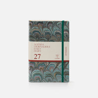 Agenda giornaliera cottonpaper con elastico - Pavoni