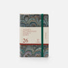 Cottonpaper weekly diary with elastic - Peacocks
