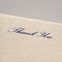 Single card/Embossed invitation - Thank you