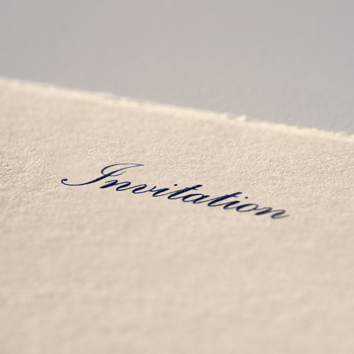 Single card/Embossed invitation - Invitation