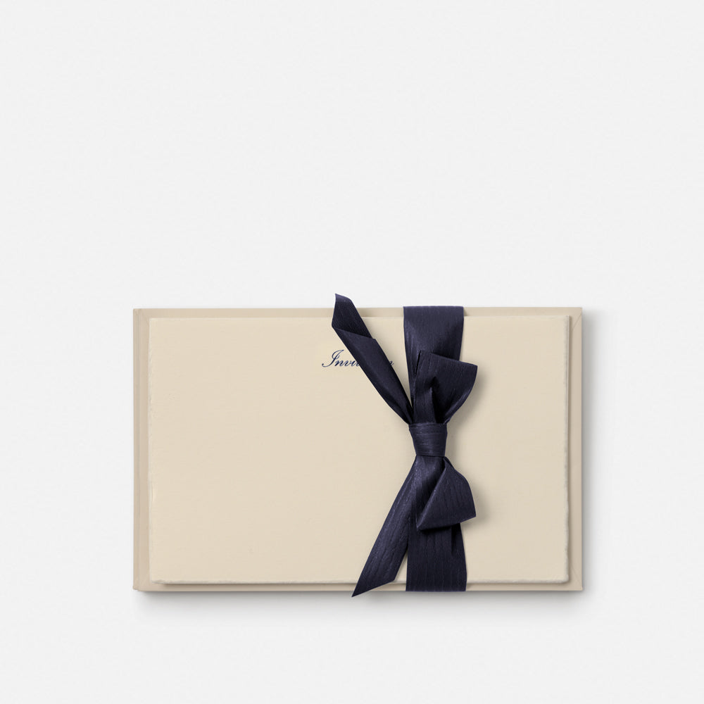 Single card/Embossed invitation - Invitation