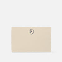 Single card/Invitation - SM - Embossed initials (A-Z)