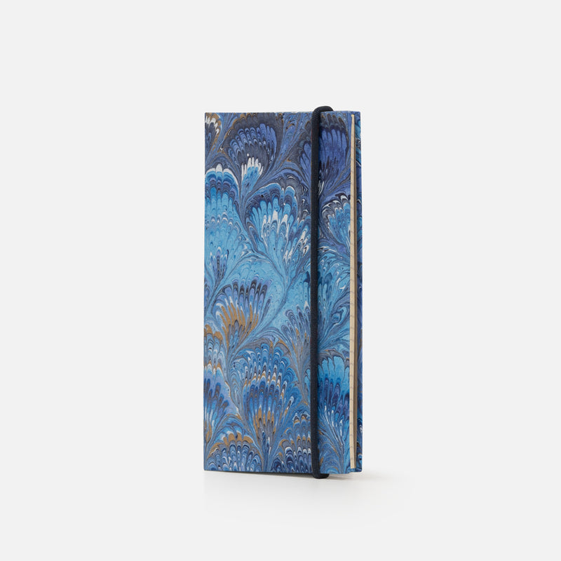 Hard cover notebook with elastic - Peacocks