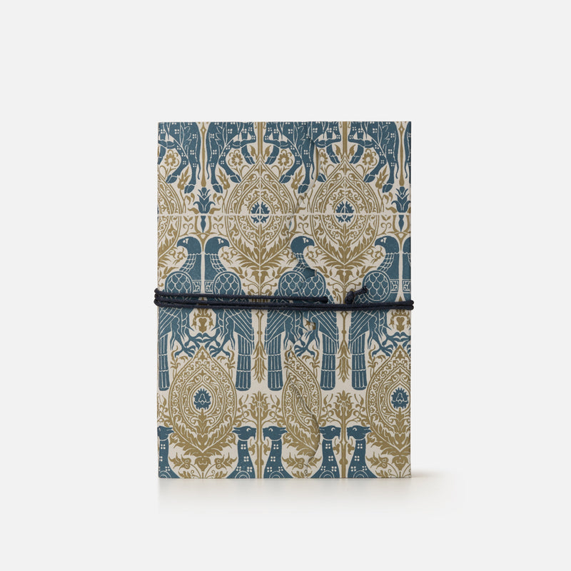 Notebook with lined pages - woodblock