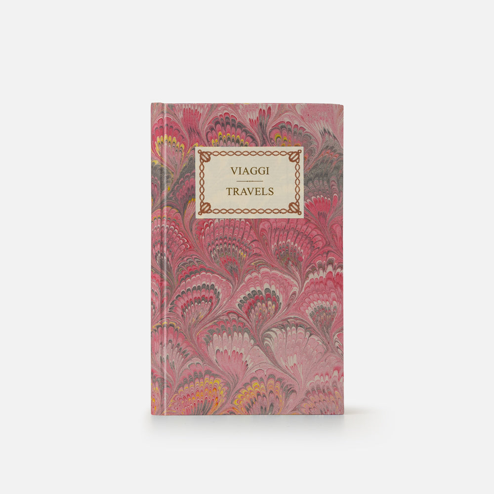 Hard cover travel notebook - Peacocks