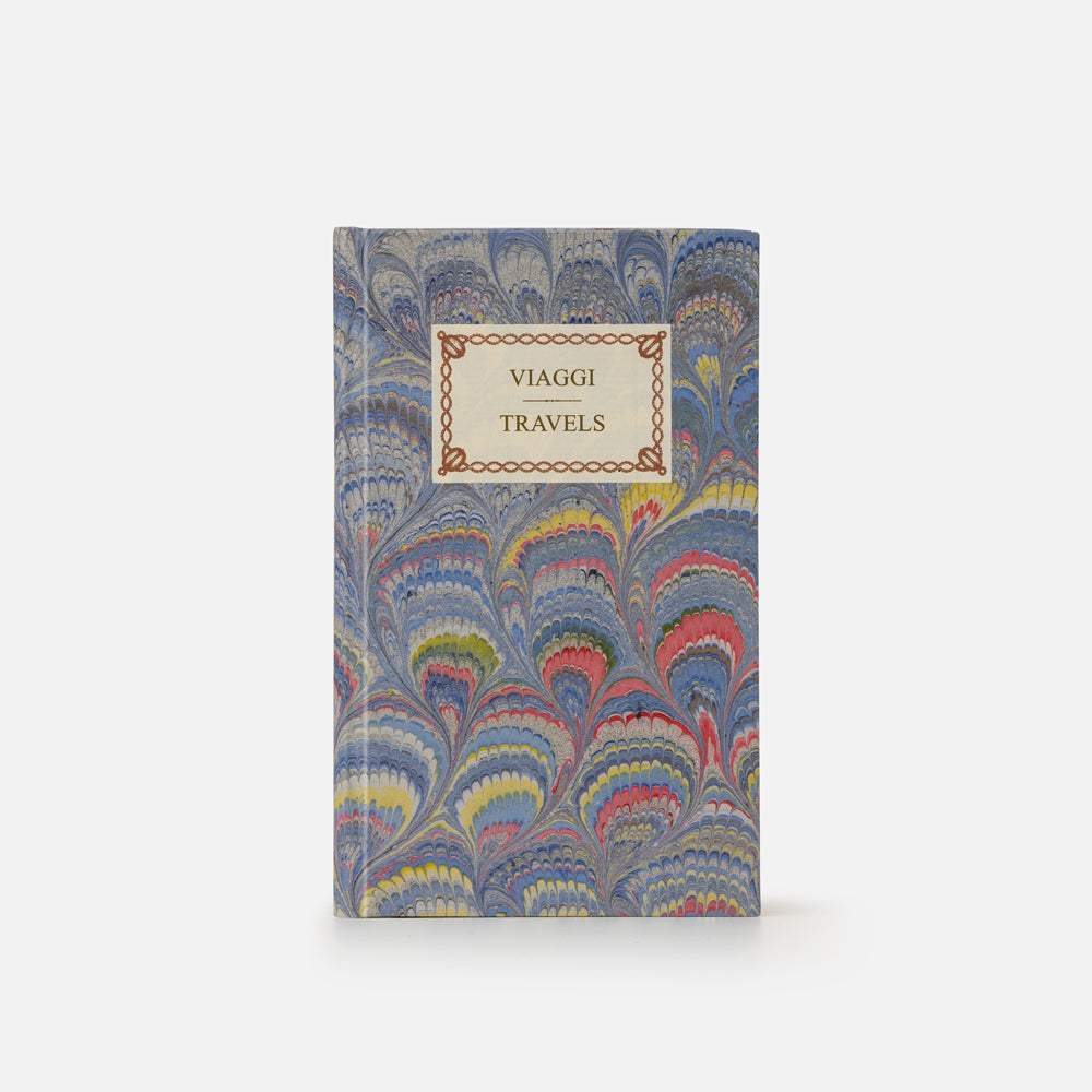 Hard cover travel notebook - Peacocks