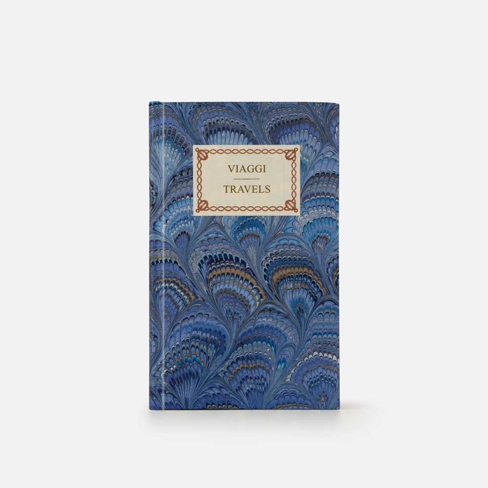 Hard cover travel notebook - Peacocks