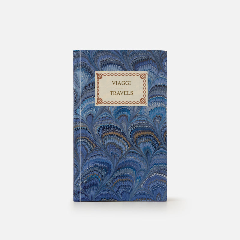 Hard cover travel notebook - Peacocks