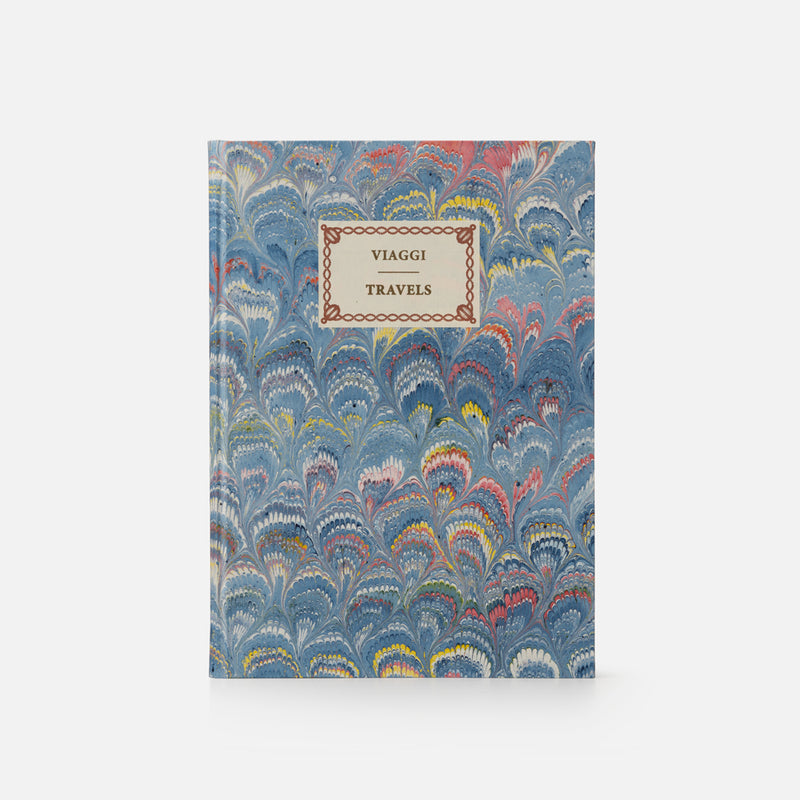 Hard cover travel notebook - Peacocks