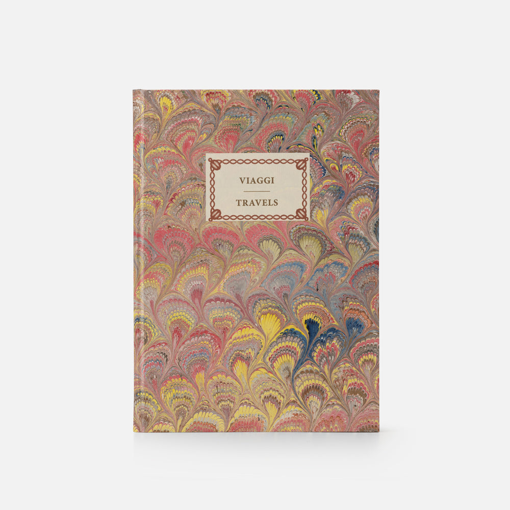 Hard cover travel notebook - Peacocks