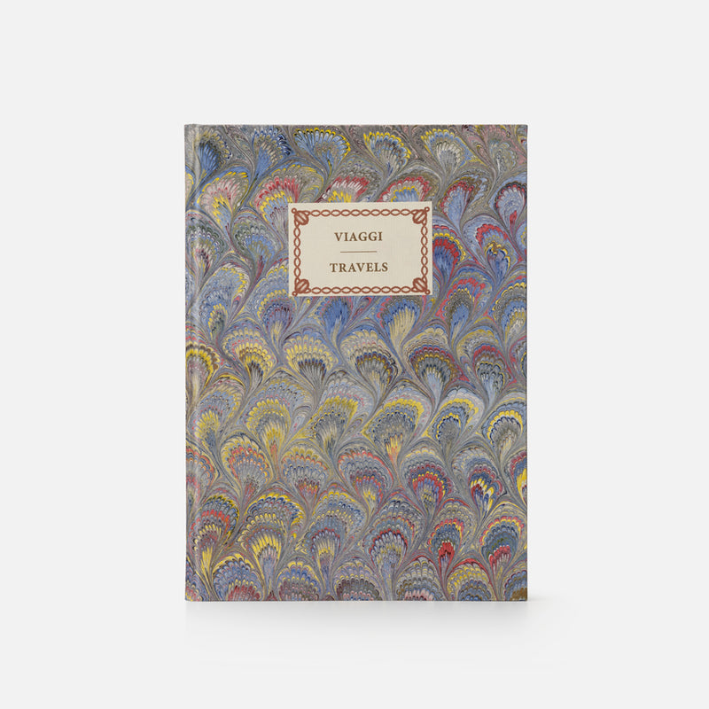 Hard cover travel notebook - Peacocks