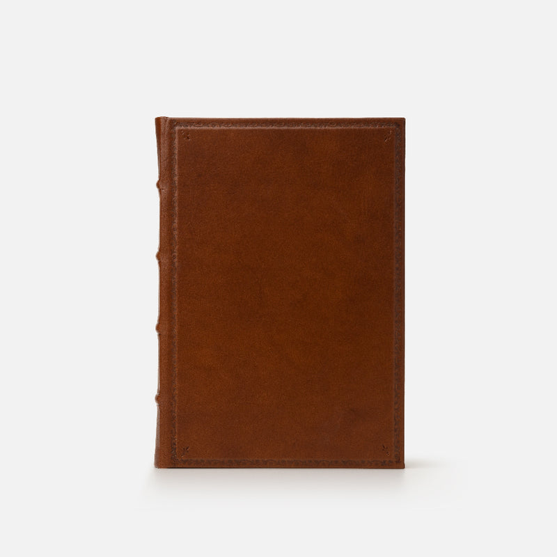 Hard cover notebook - Brown Leather