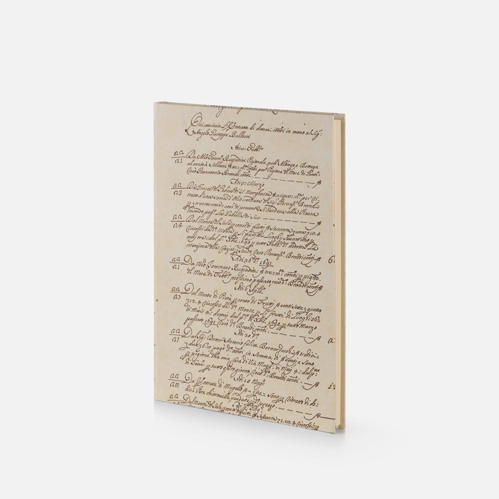 Notebook with hard cover and blank pages - Lithographed paper