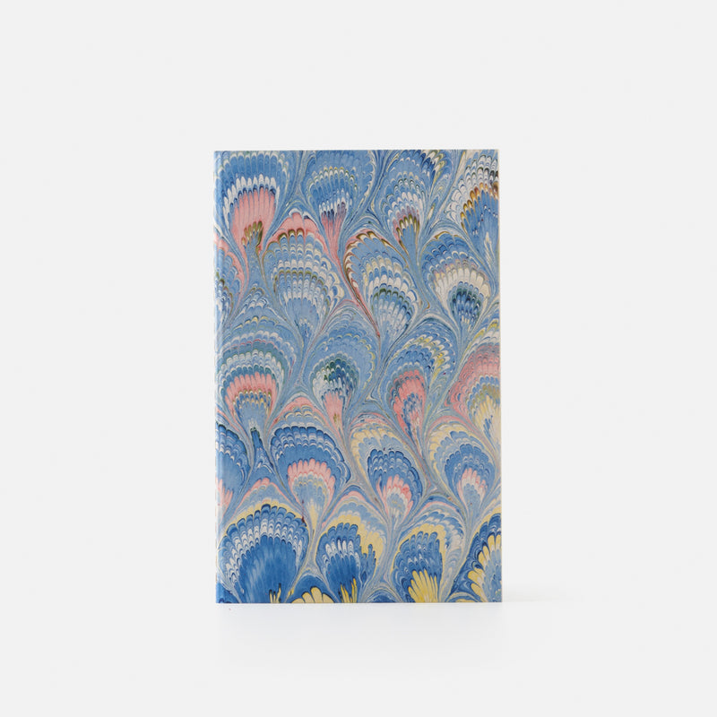 Cottonpaper cover notebook - Peacocks