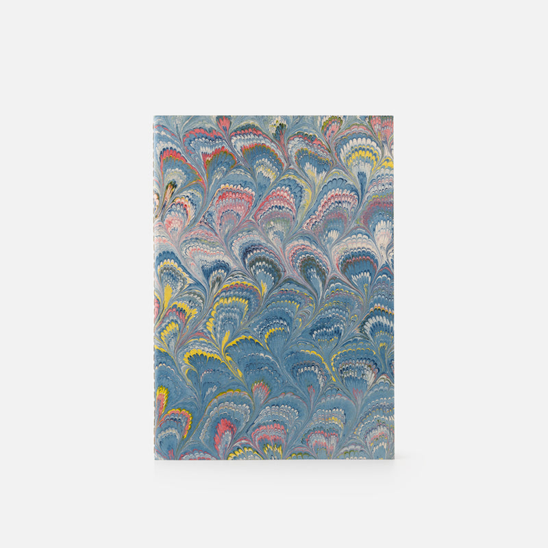 Cottonpaper cover notebook - Peacocks